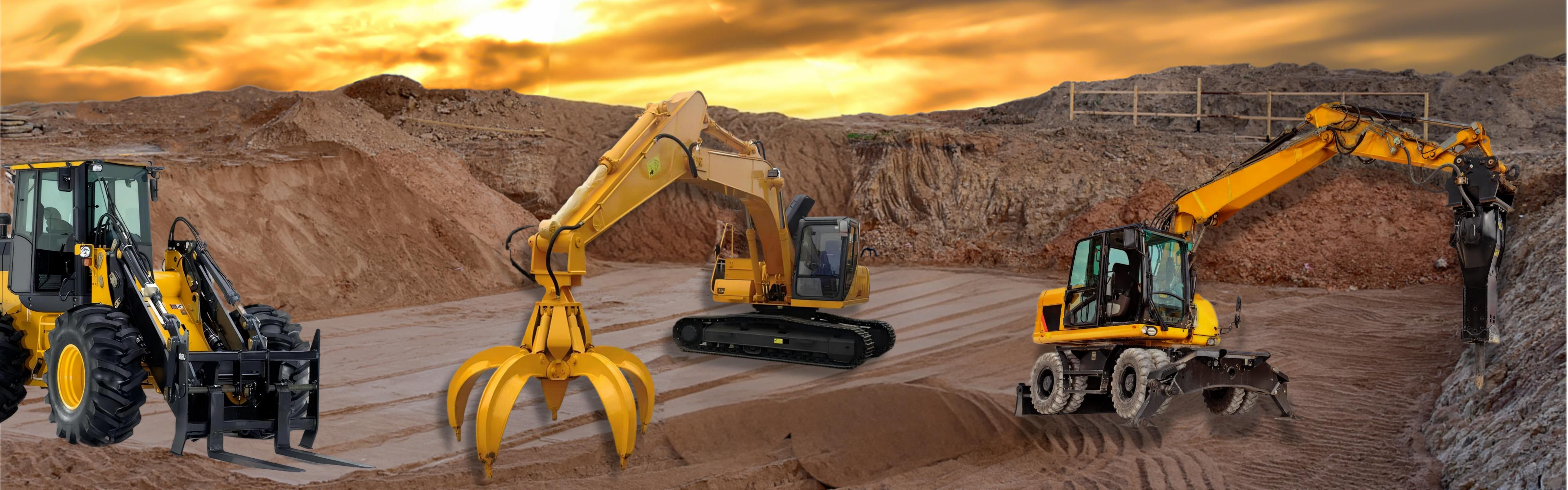 Ekskavatorių krautuvo priedai