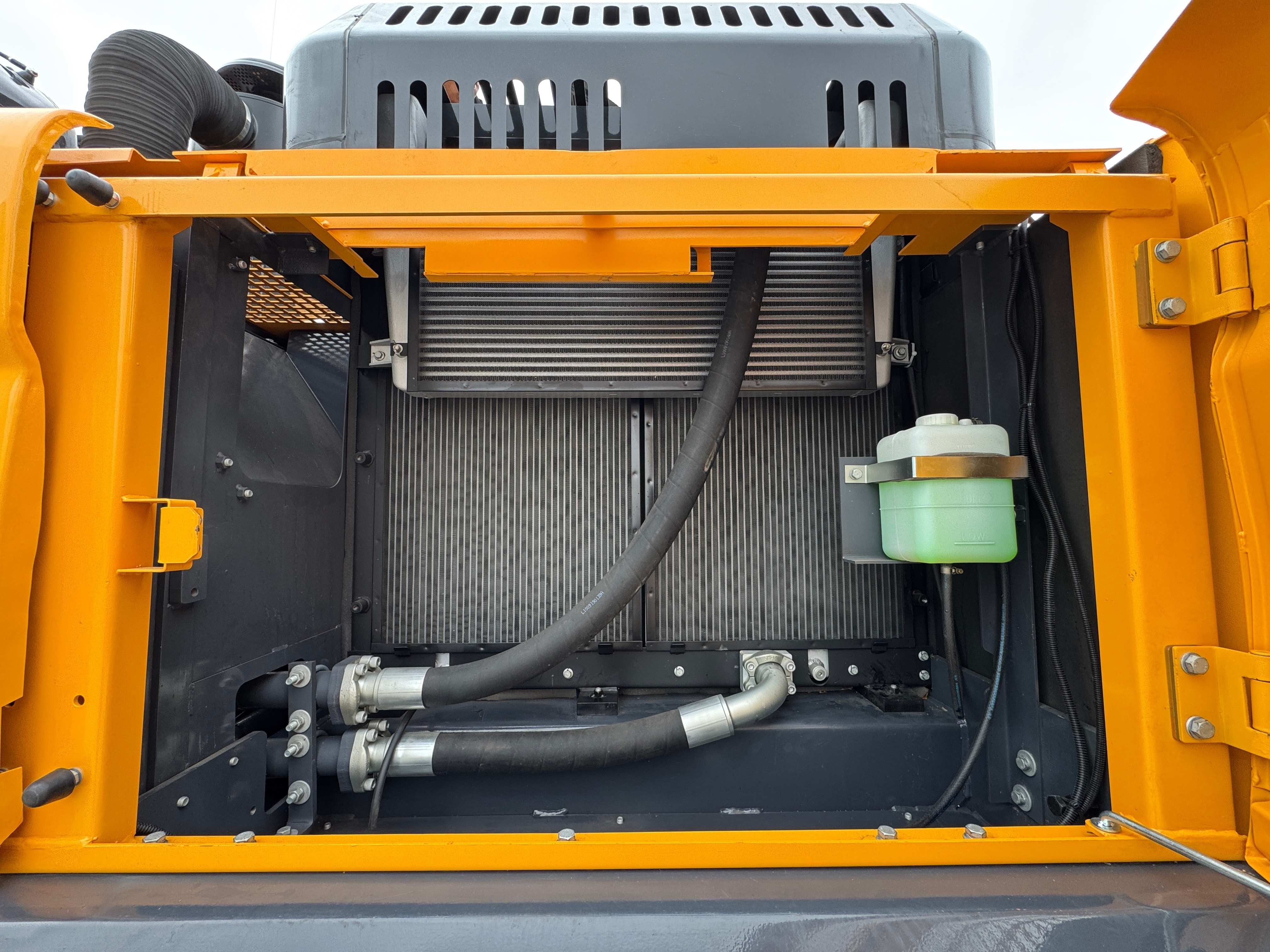 6 pakopų temperatūros valdymo metodas ekskavatoriams